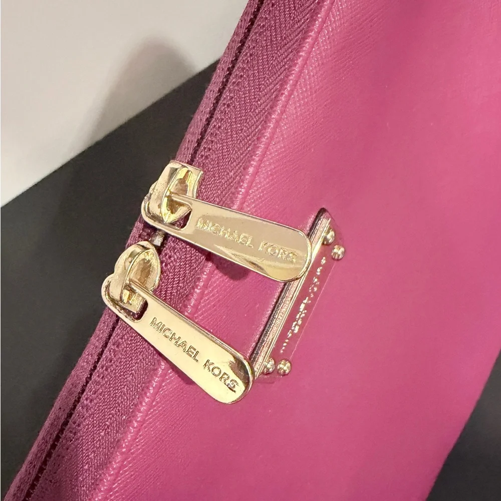 Michael Kors Laptop Bag with Gold Accents